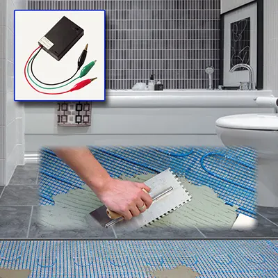 Postavljanje keramike Postavljanje pločica na grejnu mrežu