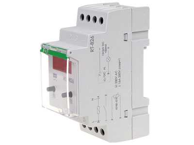Termostat za DIN šinu RT826 