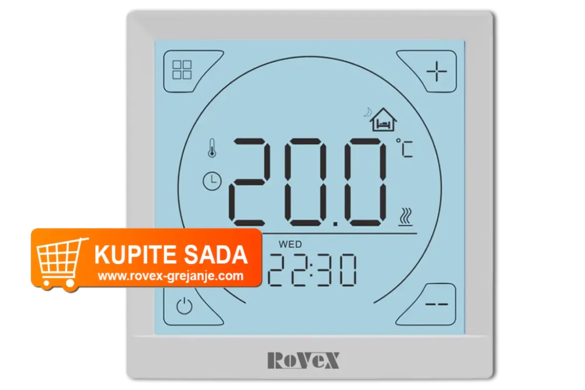 WiFi termostat za podno grejanje RTT.16i