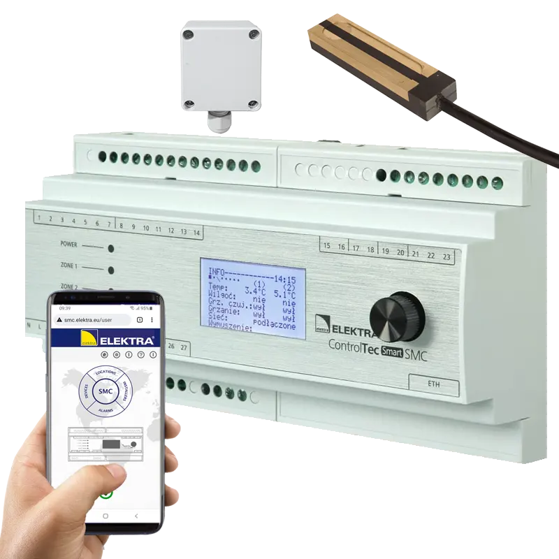 Smart SMC WiFI  Kontroler vlage i temperatura za oluke