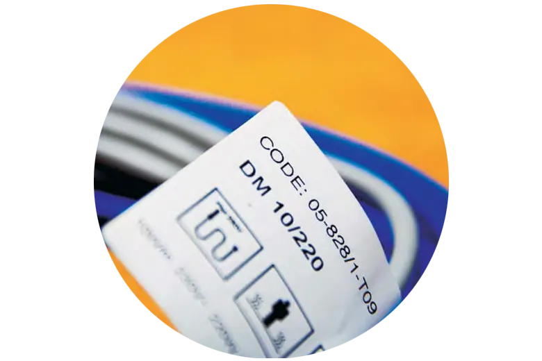 Podno grejanje grejni kabl nalepnica