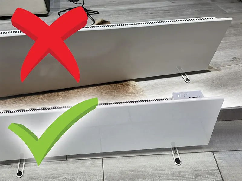 Pogrešna montaža na podne nosaće