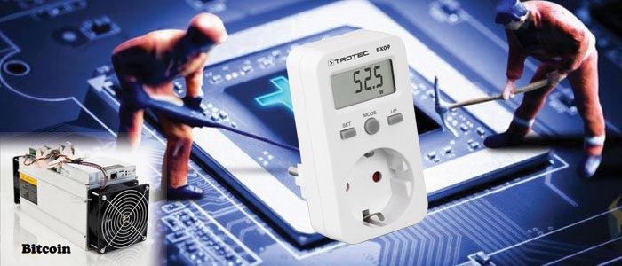 BX09 Merač potrošnje bitcoin mašina